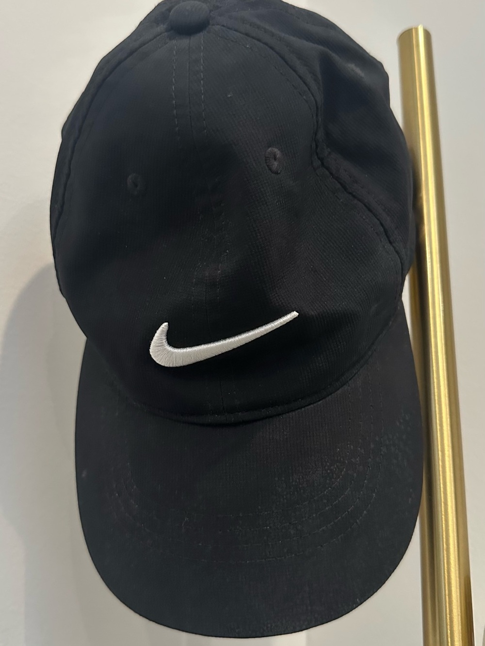 Nike Legacy91 Dri-Fit Hat - Black with White Swoosh Logo